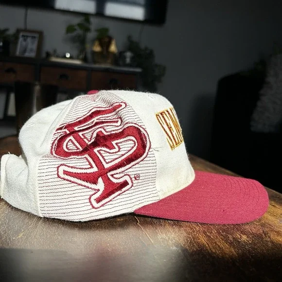 Florida State Seminoles Vintage Sports Specialties Laser Snapback Cap Hat‎